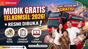 Cara Daftar Mudik Gratis Telkomsel 2026 Resmi Dibuka! Cek Rute, Syarat, dan Linknya